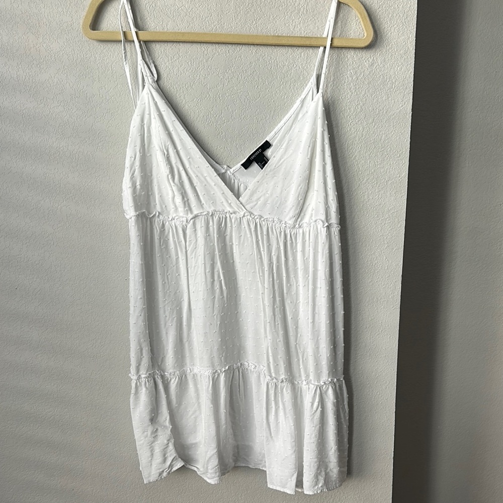 White Slip on Dress